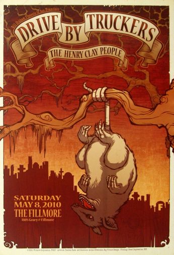 Drive-By Truckers - The Fillmore - May 8, 2010 (Poster)
