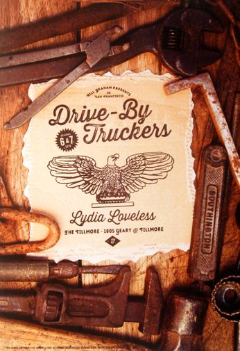 Drive-By Truckers - The Fillmore - October 6 & 7, 2016 (Poster)