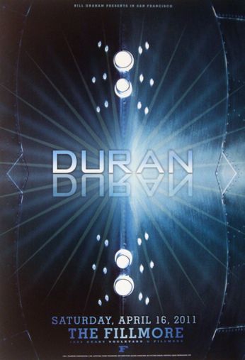 Duran Duran - The Fillmore - April 16, 2011 (Poster)