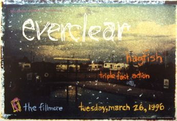 Everclear - The Fillmore - March 26, 1996 (Poster)