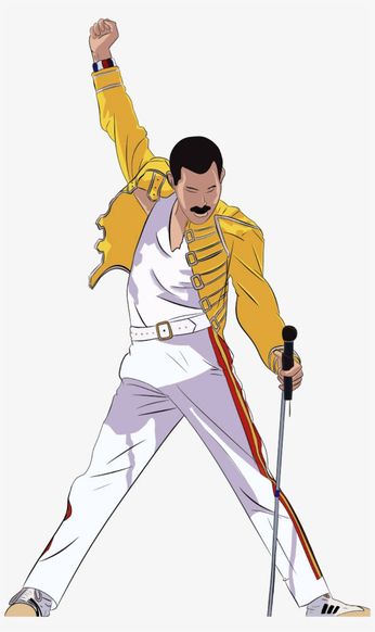 Freddie Mercury Rocks You (Sticker)