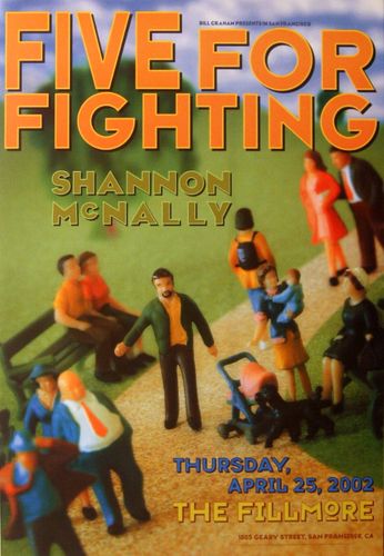 Five For Fighting - The Fillmore - April 25, 2002 (Poster)