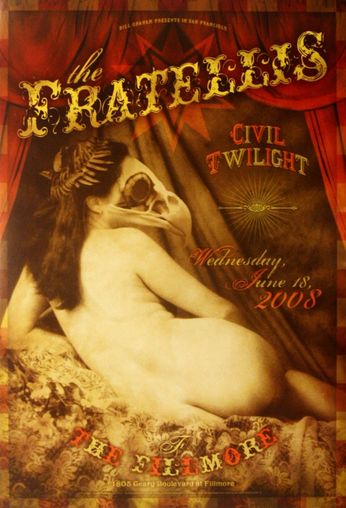 Fratellis -The Fillmore - June 18, 2008 (Poster)