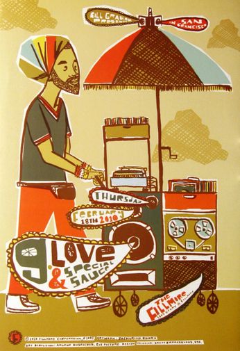 G. Love & Special Sauce - The Fillmore - February 18, 2010 (Poster)