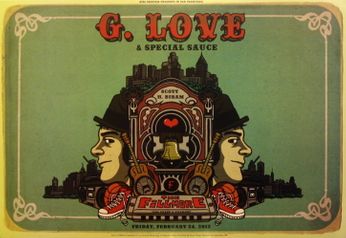 G. Love & Special Sauce - The Fillmore - February 24, 2012 (Poster)