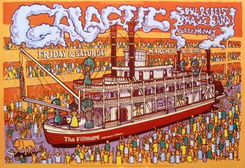 Galactic - The Fillmore - March 30 & 31, 2012 (Poster)