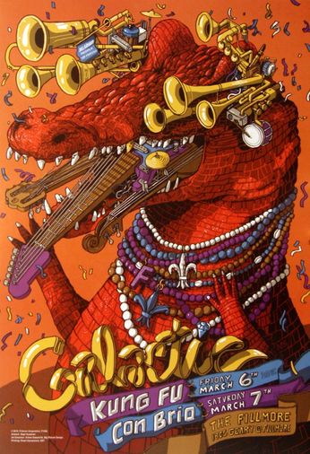 Galactic - The Fillmore - March 6 & 7, 2015 (Poster)