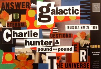 Galactic - The Fillmore - May 28, 1998 (Poster)