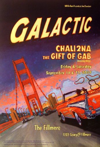 Galactic - The Fillmore - September 10 & 11, 2004 (Poster)