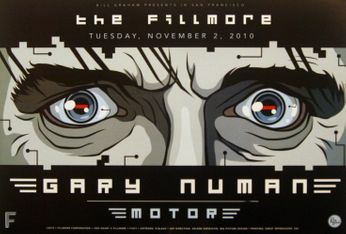 Gary Numan - The Fillmore - November 2, 2010 (Poster)