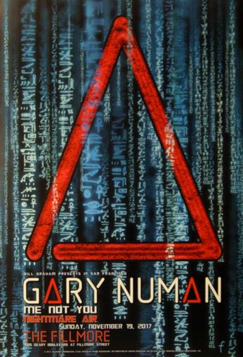 Gary Numan - The Fillmore - November 19, 2017 (Poster)