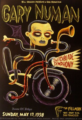 Gary Numan - The Fillmore - May 17, 1998 (Poster)