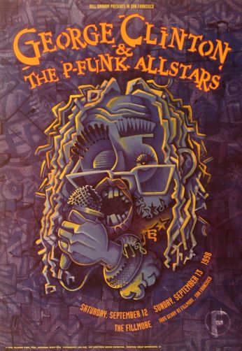 George Clinton & The P-Funk Allstars - The Fillmore - September 13, 1998 (Poster)