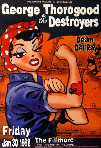 George Thorogood & The Destroyers - The Fillmore - January 30, 1998 (Poster)