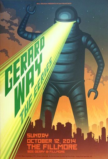 Gerard Way - The Fillmore - October 12, 2014 (Poster)