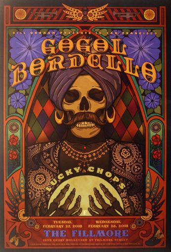 Gogol Bordello - The Fillmore - February 27 & 28, 2018 (Poster)