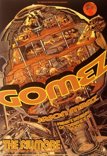Gomez - The Fillmore - October 11 & 12, 2002 (Poster)