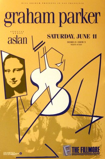 Graham Parker - The Fillmore - June 11, 1988 (Poster)