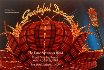 Grateful Dead / Dave Matthews Band - Sam Boyd Stadium UNLV - May 19-21, 1995 (Poster)