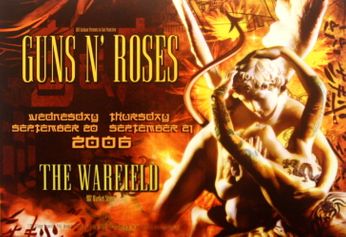 Guns N' Roses - The Warfield SF - September 20 & 21, 2006 (Poster)
