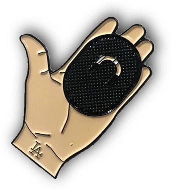 Hand Comb (Enamel Pin)