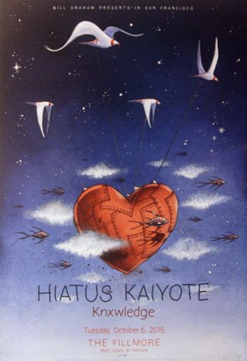Hiatus Kaiyote - The Fillmore - October 6, 2015 (Poster)