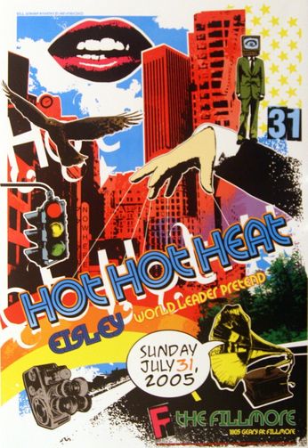 Hot Hot Heat - The Fillmore - July 31, 2005 (Poster)