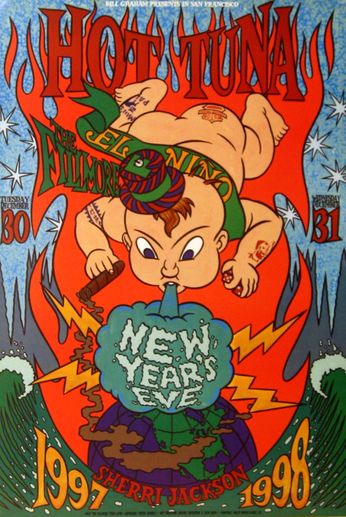 Hot Tuna - The Fillmore - December 31, 1997 (Poster)