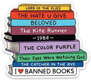 I *heart* Banned Books (Sticker)