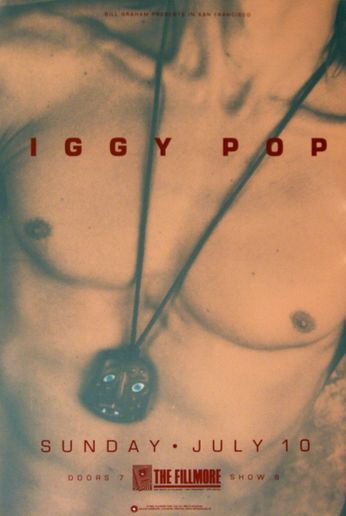 Iggy Pop - The Fillmore - July 10, 1988 (Poster)