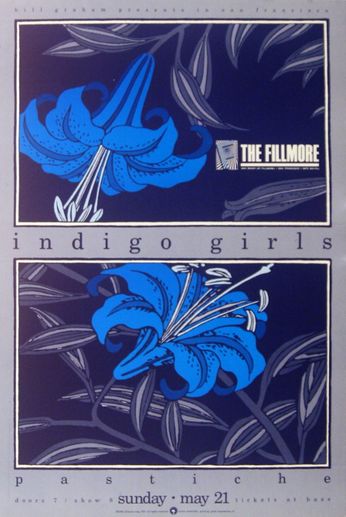 Indigo Girls - The Fillmore - May 21, 1989 (Poster)