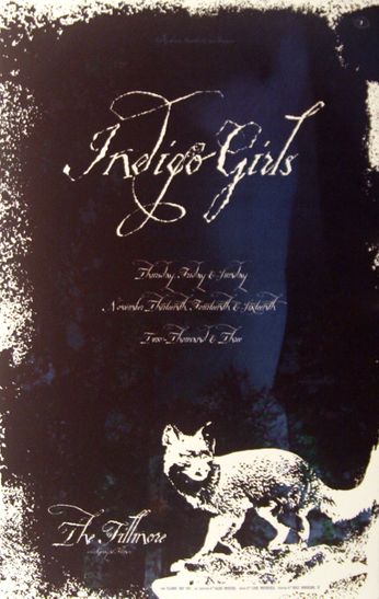 Indigo Girls - The Fillmore - November 13, 14 & 16, 2003 (Poster)