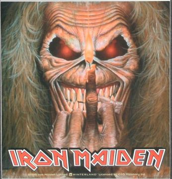 Iron Maiden - Eddie Candle Finger (Sticker)