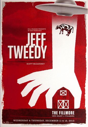 Jeff Tweedy - The Fillmore - December 11 & 12, 2013 (Poster)
