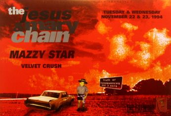 Jesus And Mary Chain - November 22 & 23, 1994 (Poster)