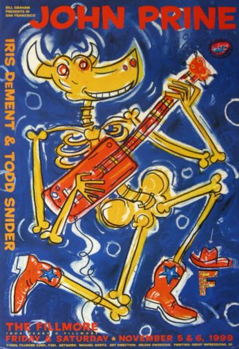 John Prine - The Fillmore - November 5 & 6, 1999 (Poster)