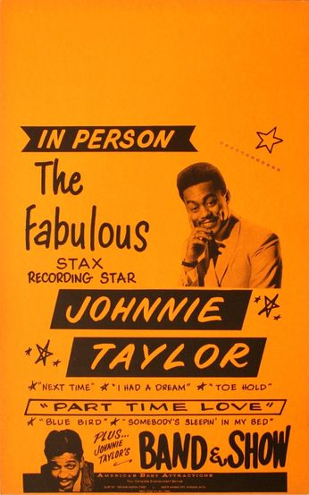 Johnnie Taylor - In Person (Poster)