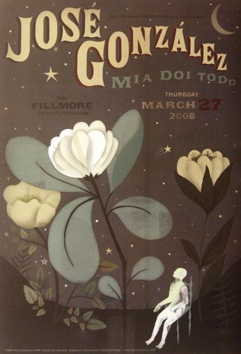 José González - The Fillmore - March 27, 2008 (Poster)