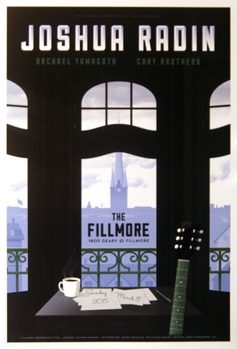 Joshua Radin - The Fillmore - March 8, 2015 (Poster)