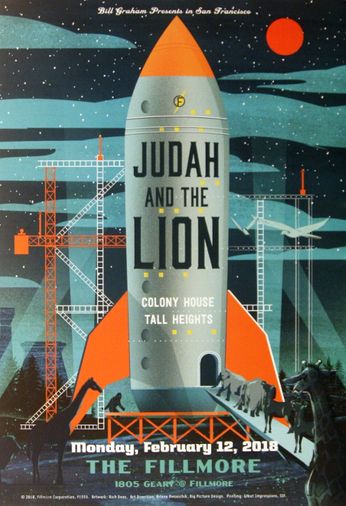 Judah And The Lion - The Fillmore - February 12, 2018 (Poster)