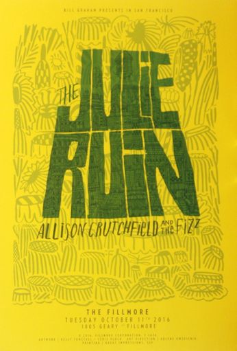 Julie Ruin - The Fillmore - October 11, 2016 (Poster)
