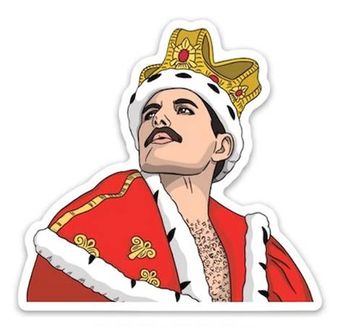 King Freddie Mercury (Sticker)
