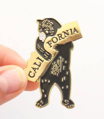 California Grizzly Bear (Enamel Pin)