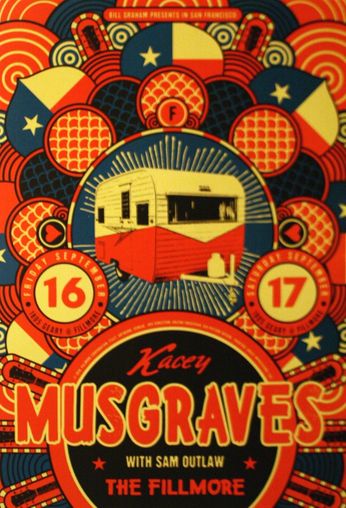 Kacey Musgraves - The Fillmore - September 16 & 17, 2016 (Poster)
