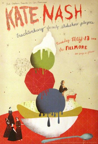 Kate Nash - The Fillmore - May 13, 2008 (Poster)