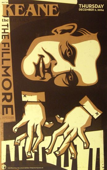 Keane - The Fillmore - December 2, 2004 (Poster)