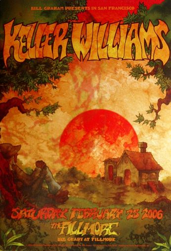 Keller Williams - The Fillmore -  February  25, 2006, (Poster)