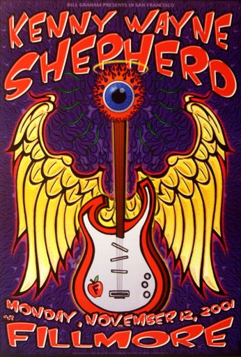 Kenny Wayne Shepherd - The Fillmore - November 12, 2001 (Poster)