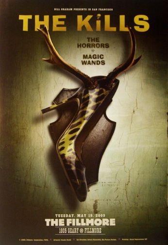 Kills - The Fillmore - May 19, 2009 (Poster)