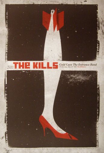 Kills - The Fillmore - May 11, 2011 (Poster)